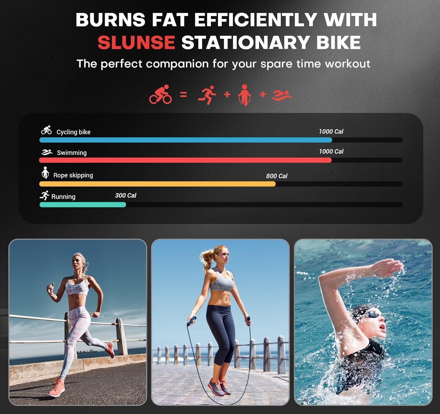 Exercise Bike, Magnetic Resistance Stationary Bikes for Home with App Compatible, Silent Indoor Cycling Bike with 350lbs Weight Capacity Comfortable Seat, Digital Monitor & Phone Mount - Image 9