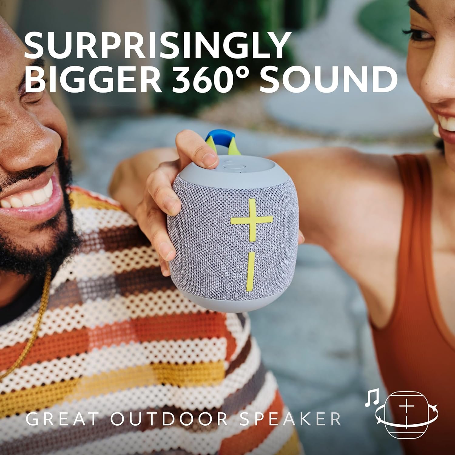 Ultimate Ears WONDERBOOM 4 Portable Waterproof Bluetooth Speaker with Balanced 360-Degree Sound and Bass, Dustproof Floating Speaker with 131ft (40m) Range - Blue - Image 2