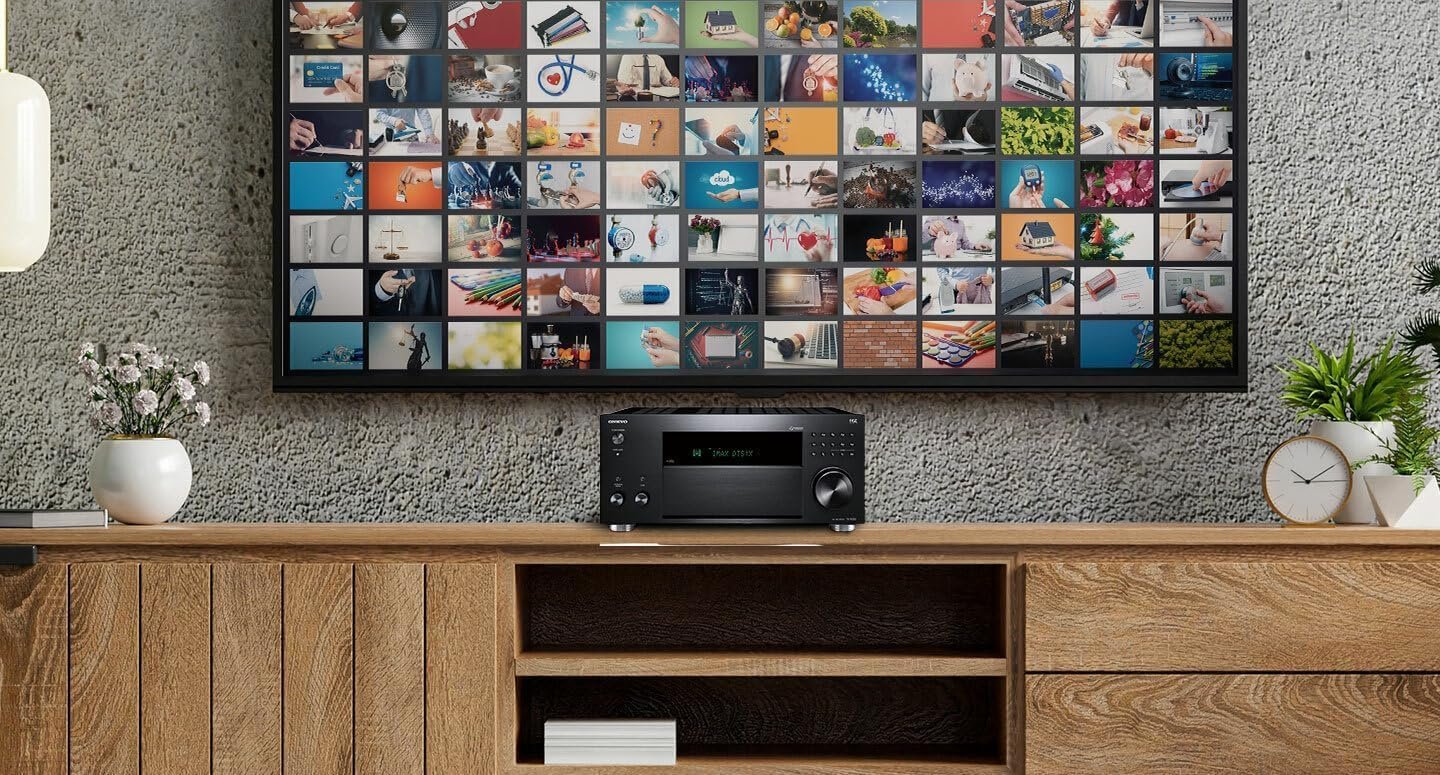 Onkyo TX-RZ50 9.2-Channel 8K/4K Network AV Receiver, 250W Per Channel at 6 Ohms + H&A Speaker Connector Banana Plugs, 12 Pairs - Image 7