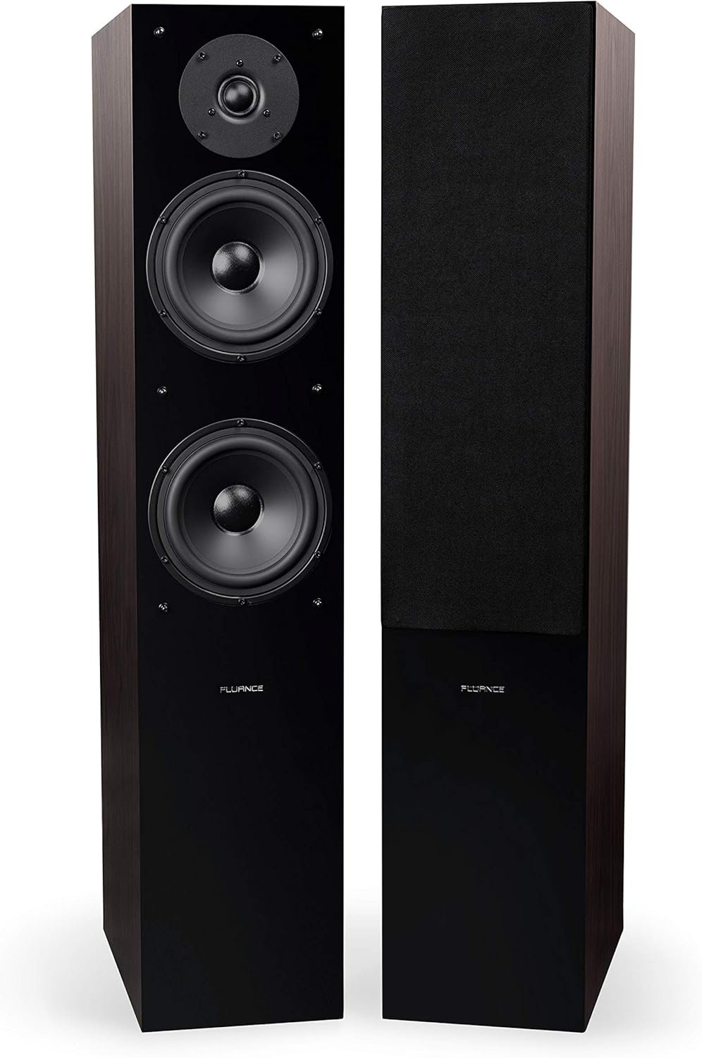 Fluance Elite High Definition Surround Sound Home Theater 5.1 Channel Speaker System Including Three-Way Floorstanding, Center Channel, Rear Surround Speakers and a DB10 Subwoofer - Walnut (SX51WR) - Image 2