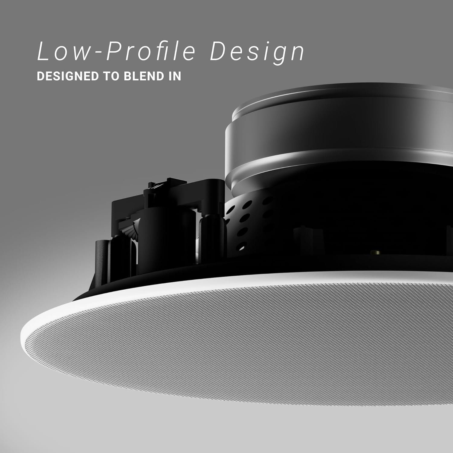 JUKE AUDIO Sky Speaker | Pair of 6.5" in-Ceiling Speakers | 2-Way Sound Coverage with Woofer & Pivoting Tweeter | Flush Mount Design (6.5") - Image 3