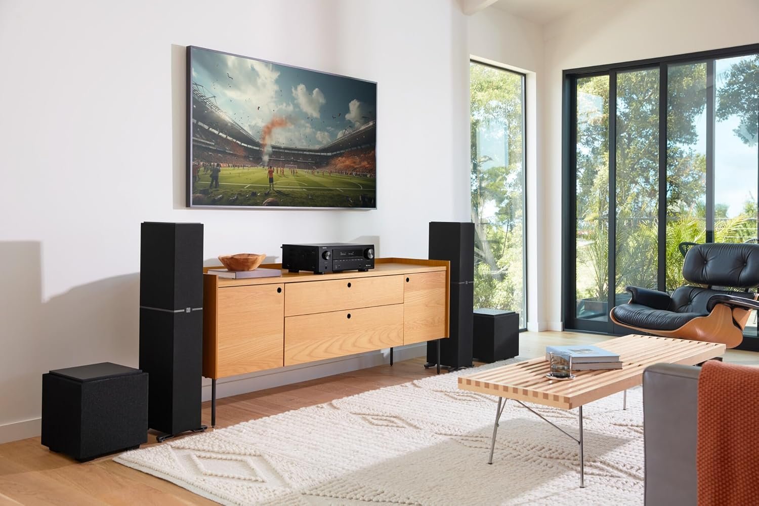 Denon AVR-X1800H 7.2 Channel AV Stereo Receiver - 80W/Channel, Wireless Streaming via Built-in HEOS, WiFi, & Bluetooth, Supports Dolby Vision, HDR10+, Dynamic HDR, & Home Automation Systems - Image 7