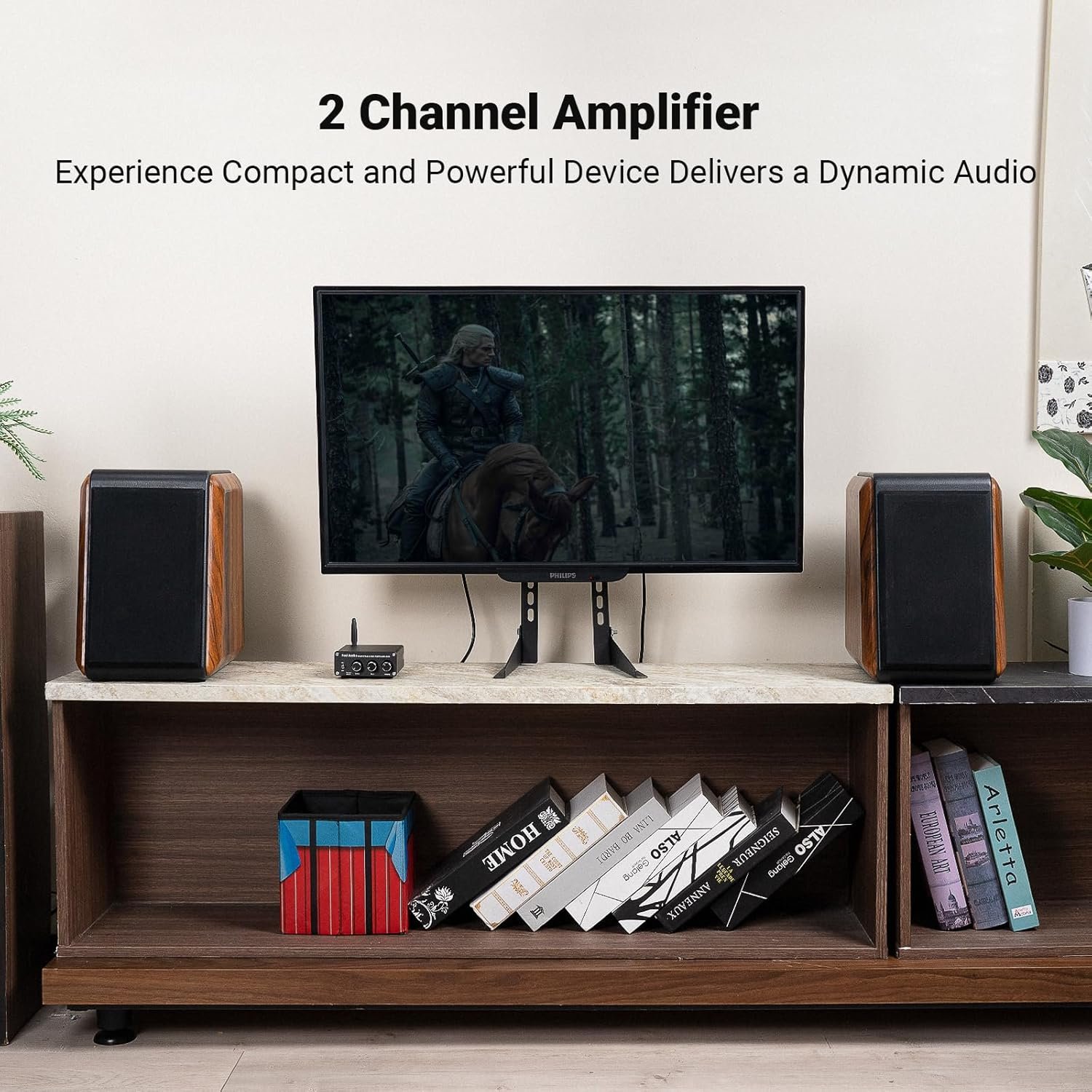 Fosi Audio BT20A Bluetooth Stereo Amplifier, 2 Channel Home Audio Component Amplifiers for Passive Speakers, Mini Class D Amp Receiver 200W for Indoor/Outdoor/Garage/Ceiling/Bookshelf Speaker - Image 7