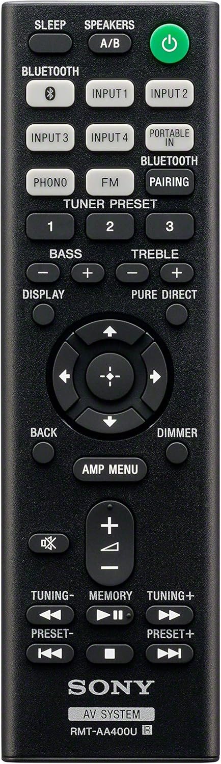Sony STRDH190 2-ch Stereo Receiver with Phono Inputs and Bluetooth Bundle with 100ft of Speaker Wire and 5 Pairs of Banana Plugs (3 Items) - Image 5