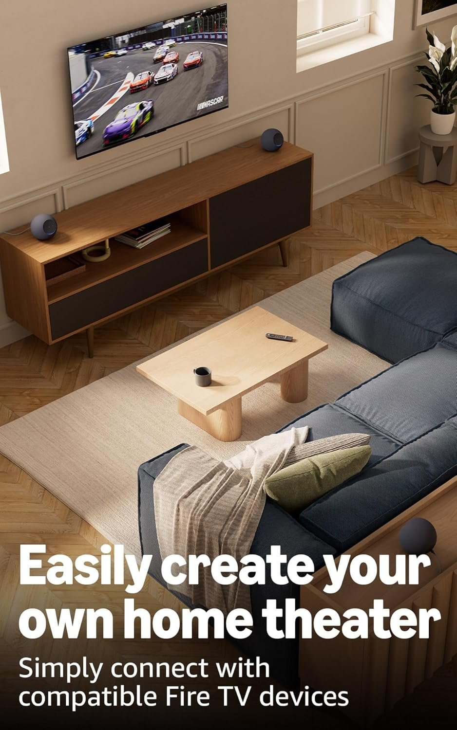 Amazon Echo Studio (newest model), Immersive spatial audio and Dolby Atmos, Designed for Alexa+, Graphite - Image 5