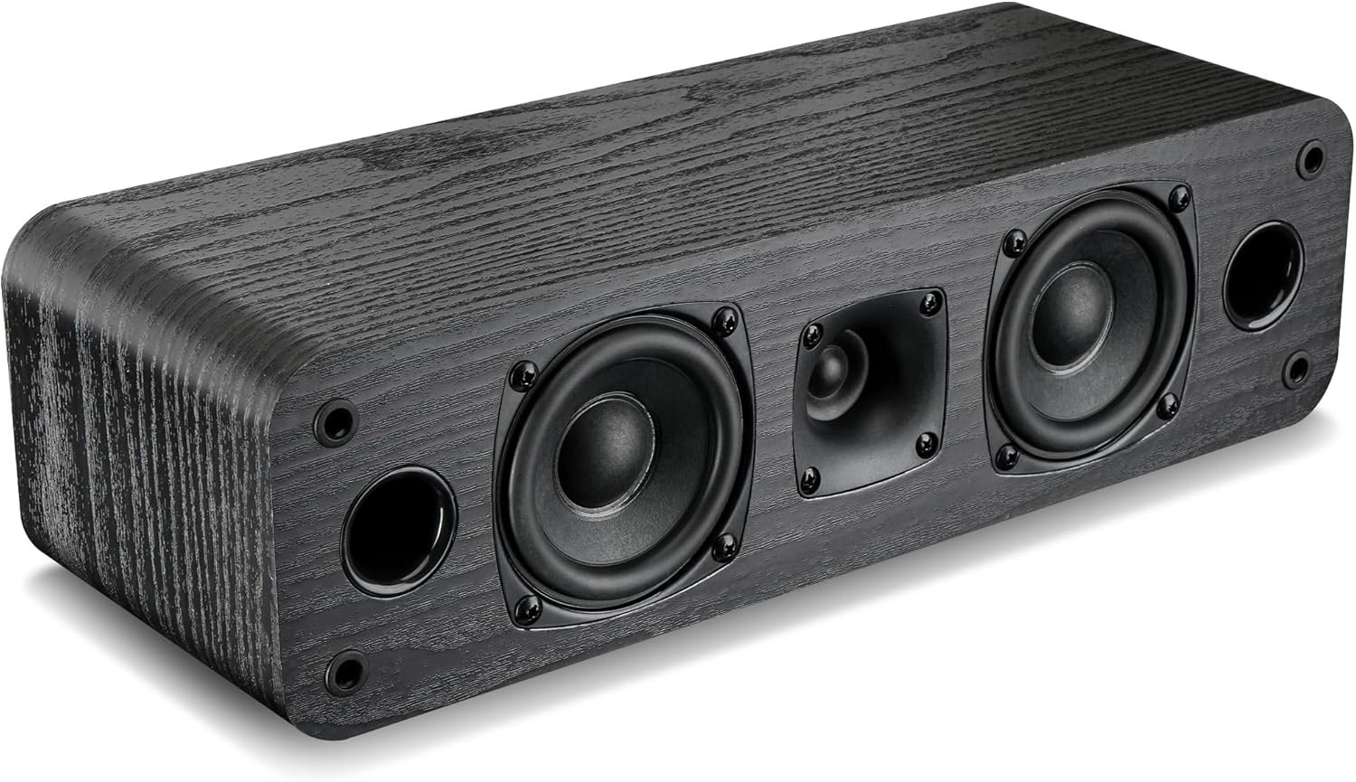 Saiyin 5.0 Home Theater System, 230w Peak Power HiFi Surround Sound Speakers with Stereo Surround Sound and Classic Rretro Wood Grain for TV/PC, Passive, Amplifier Required (Cable Not Included) - Image 3