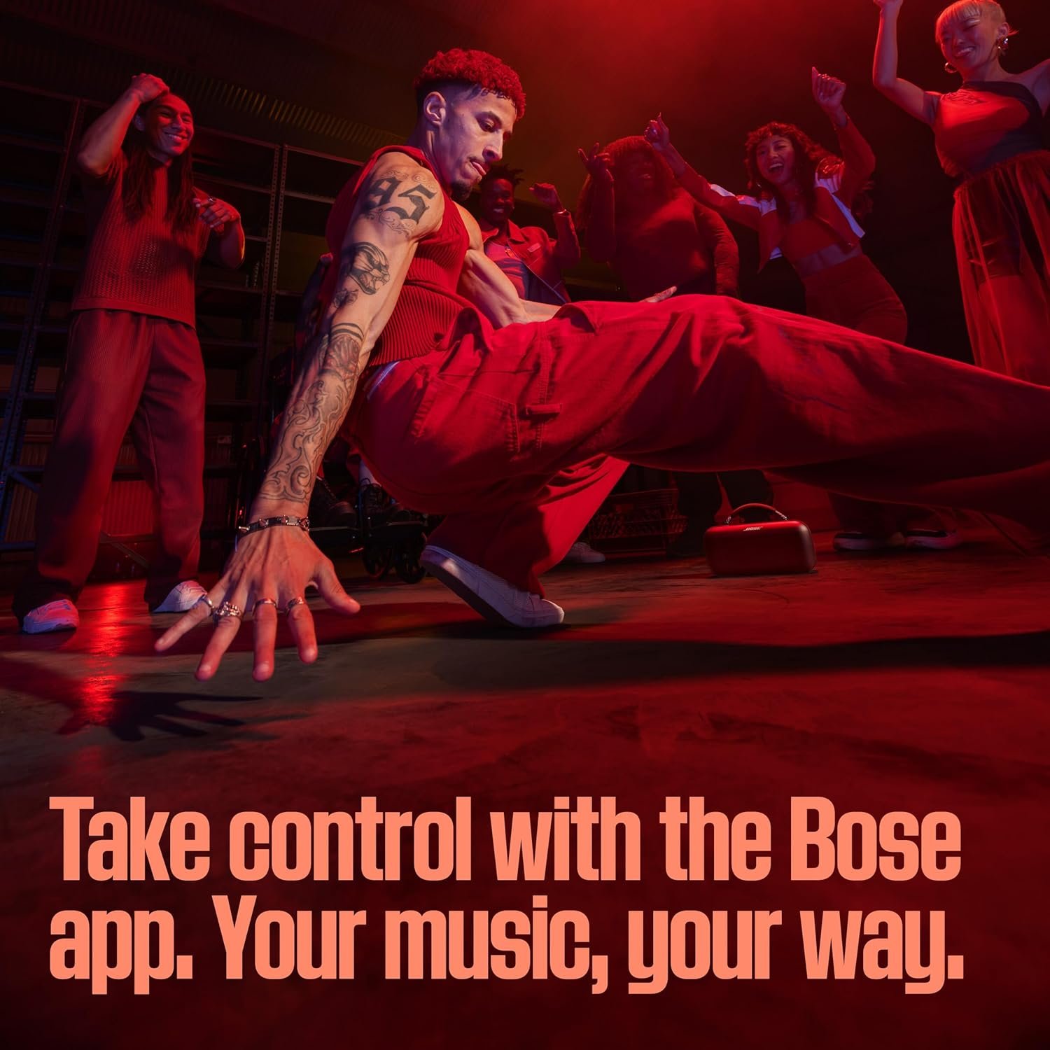 Bose SoundLink Max Bluetooth Speaker - Portable Wireless Party Speaker, IP67 Waterproof, Rope Handle, Up to 20 Hours of Playtime, USB-C, Built-in 3.5mm AUX Input, Black - Image 9
