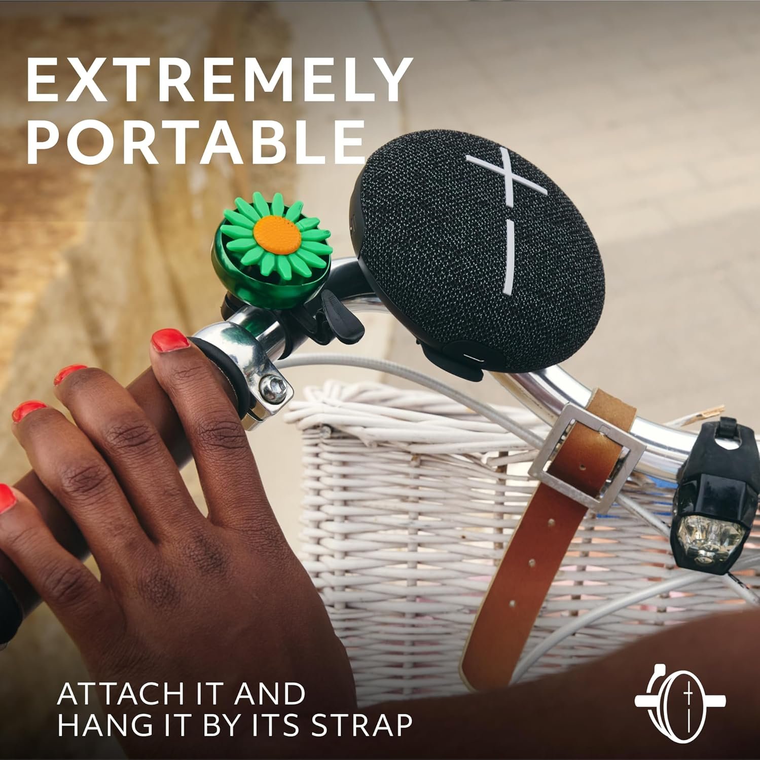 Ultimate Ears MINIROLL Ultra-Portable Waterproof Bluetooth Speaker, Big Bass, IP67 Dustproof, 131 ft (40 m) Range - Gentle Black - Image 3