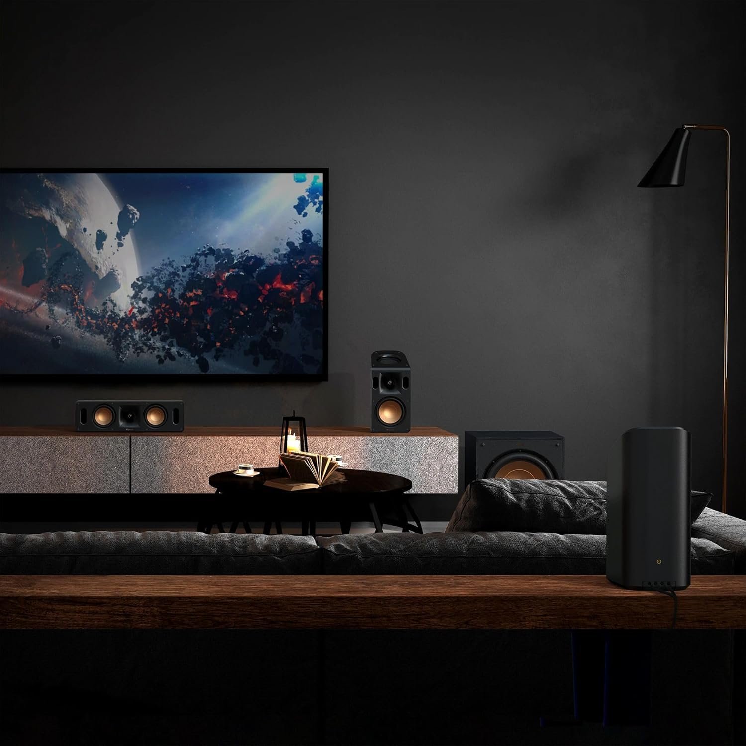 Klipsch Reference Cinema System, Black, Bundle with Onkyo TX-RZ30 170W 9.2-Channel 8K 4K Network AV Receiver - Image 6
