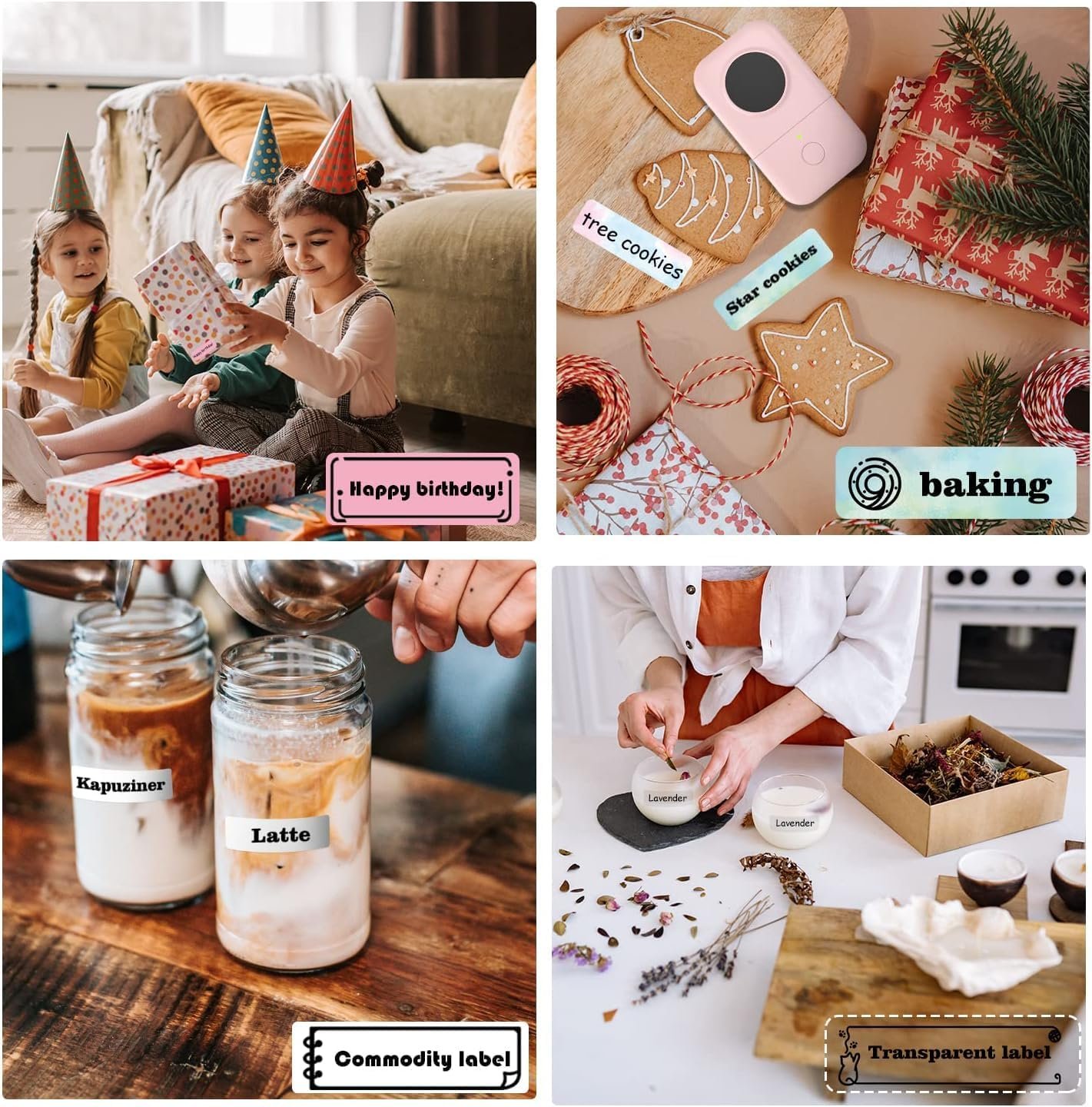 Phomemo Label Maker, D30 Label Maker Machine with Tape, Mini Bluetooth Label Makers, Small Portable Thermal Label Printer, Sticker Maker for Home Kitchen School Classroom Teacher Office Supplies - Image 8