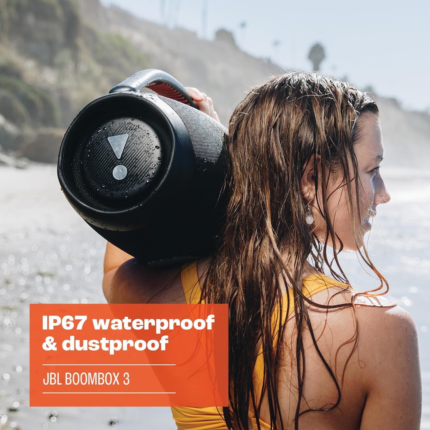 JBL Boombox 3 Black Portable Bluetooth Speaker with Massive Sound, Deepest Bass, IPX7 Waterproof, 24H Playtime, PartyBoost - Image 4