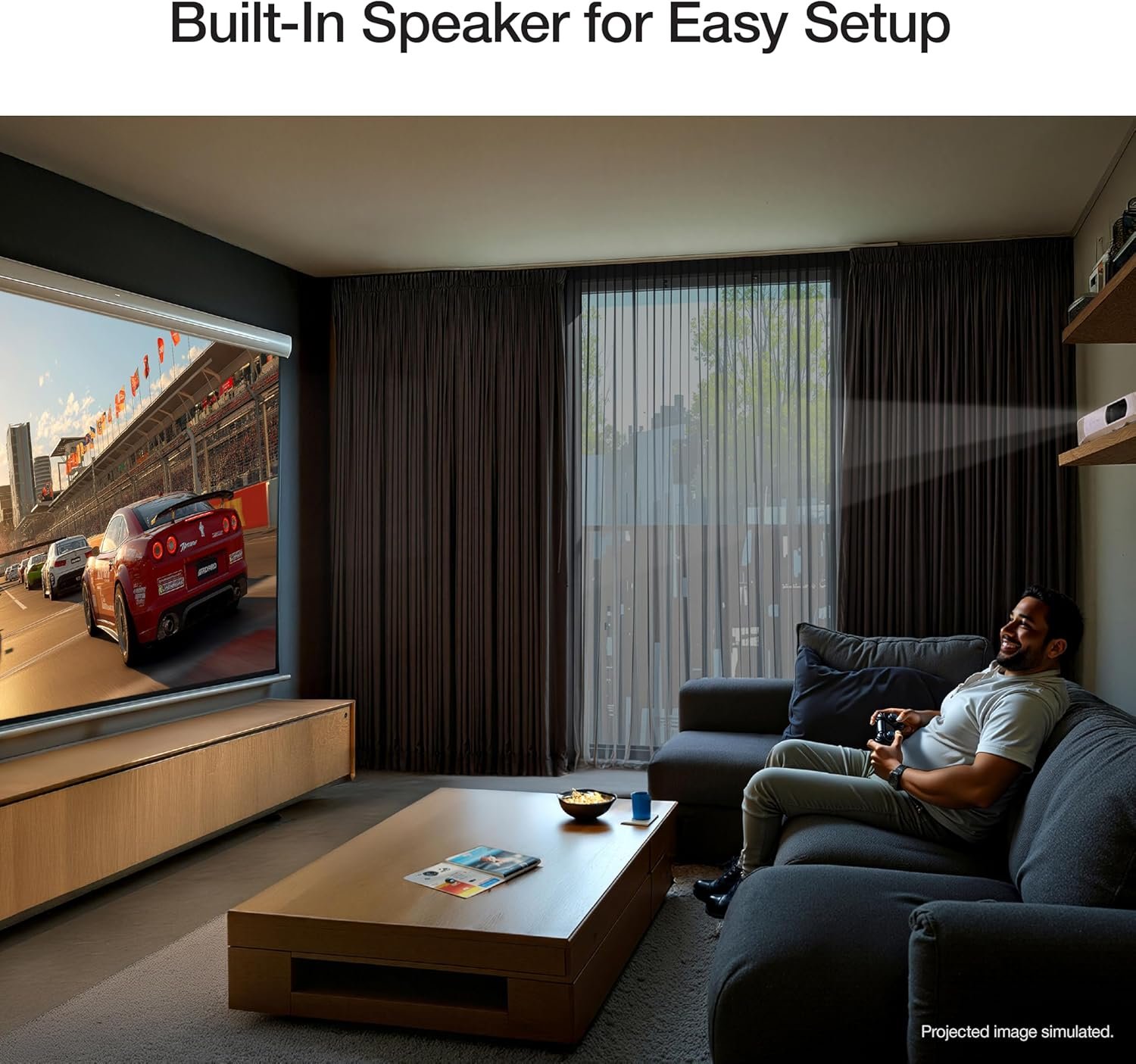 Epson Home Cinema 980 3-Chip 3LCD 1080p Projector 4,000 Lumens Color and White Brightness, Streaming/Gaming/ Media Room, Built-In Speaker, Auto Picture Skew, 16000:1 Contrast, 2 HDMI Ports - Image 6