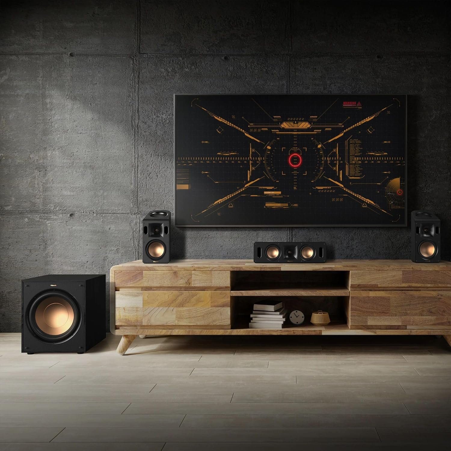 Klipsch Reference Cinema System, Black, Bundle with Onkyo TX-RZ30 170W 9.2-Channel 8K 4K Network AV Receiver - Image 3