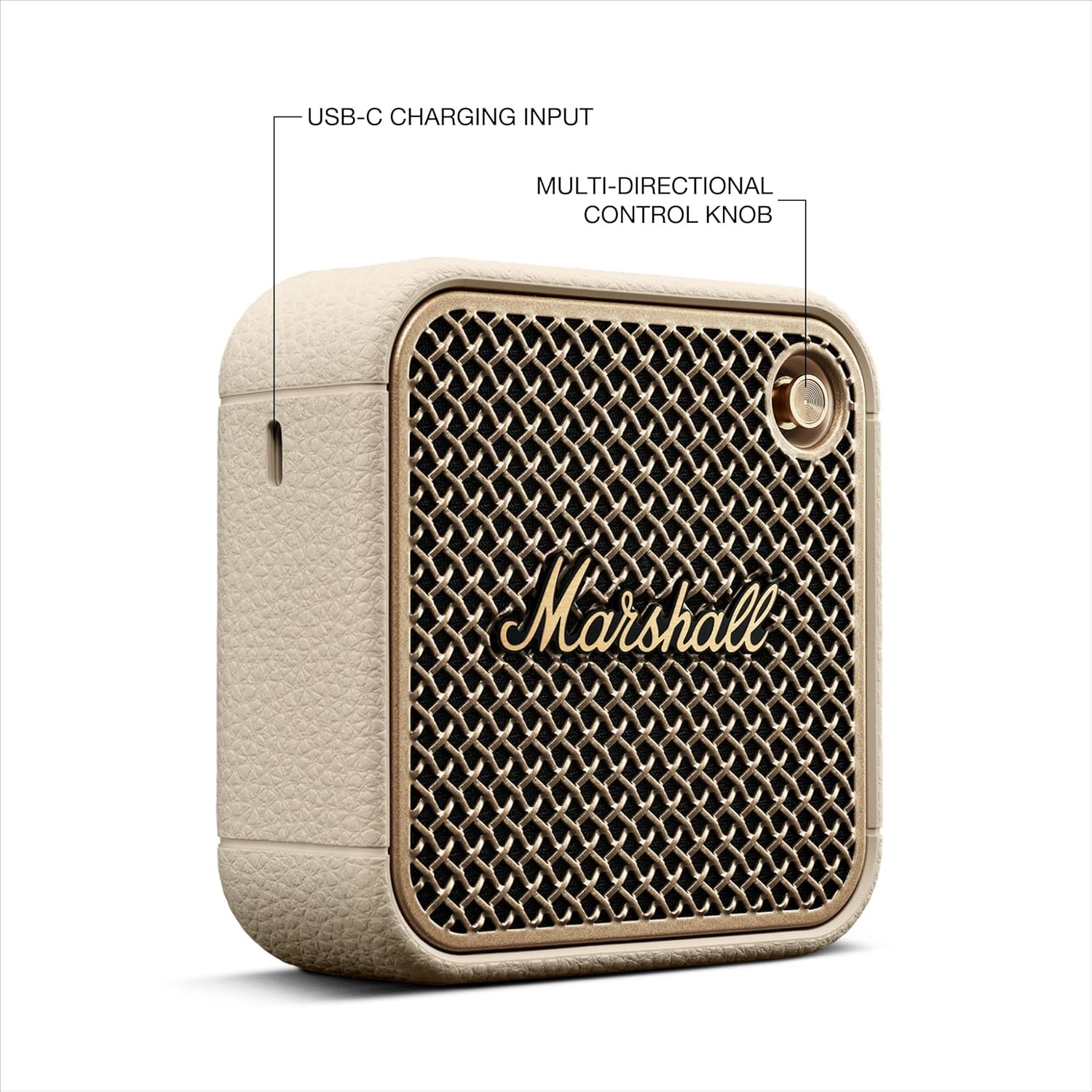 Marshall Willen II Bluetooth Portable Speaker - Cream - Image 7