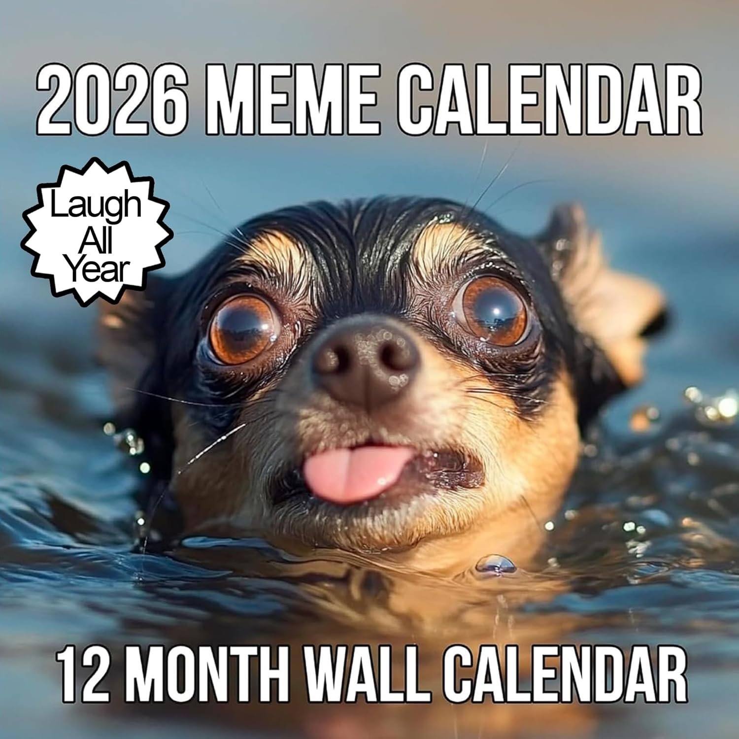 2026 Memes Wall Calendar | 12 Months of Hillarious Memes/Jokes to Keep You Laughing All Year, Funny White Elephant Gift For Him or Her, Give Them Something That Will Make Them Smile