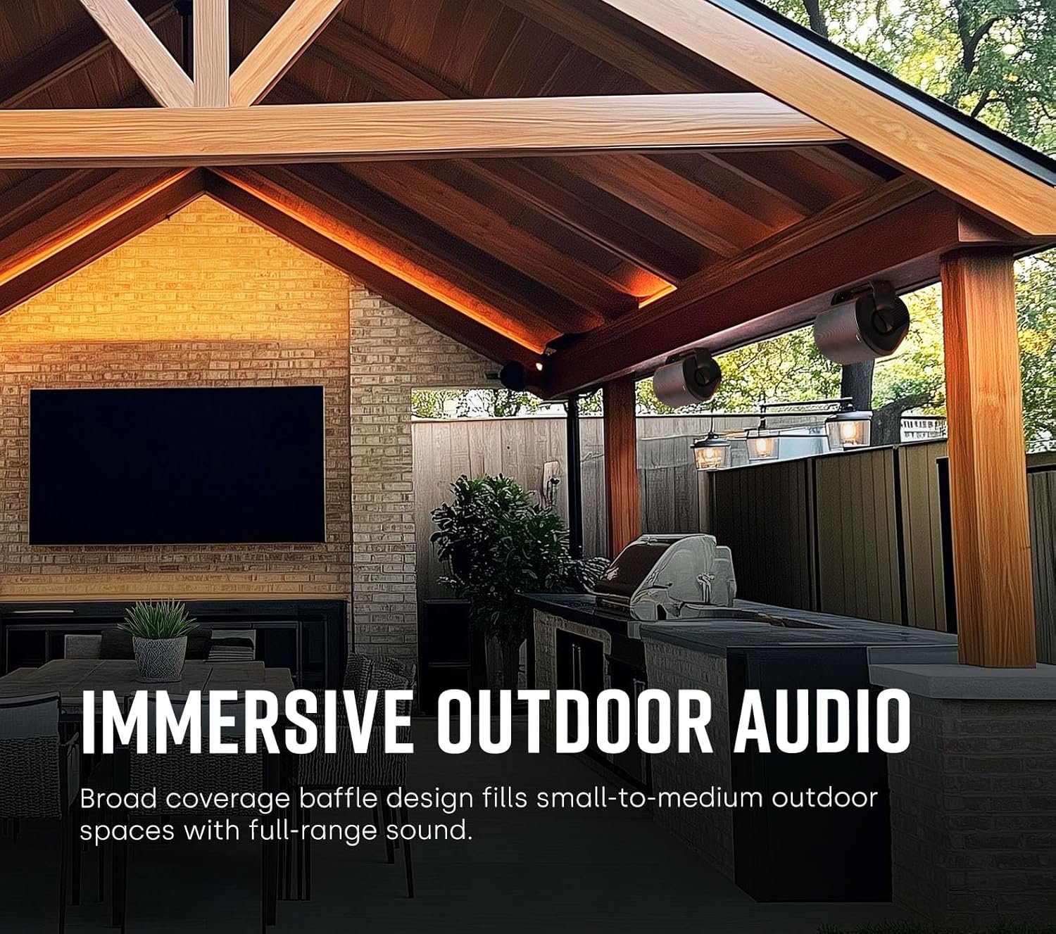 Polk Audio Atrium 5 Outdoor Speakers with Powerful Bass (Pair, Black), All-Weather Durability, Broad Sound Coverage, Speed-Lock Mounting System - Image 5