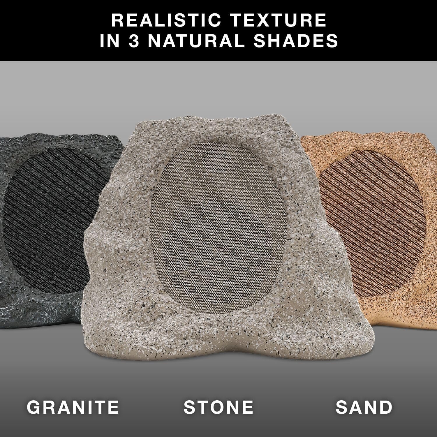 Victrola Rock Speaker Connect, Stone, Wireless Outdoor with Bluetooth 5.3, 22-Hour Battery Life, with Solar Charging, Link Up to 20 Rock Speakers, IP65 Water & Dust Resistant - Image 4