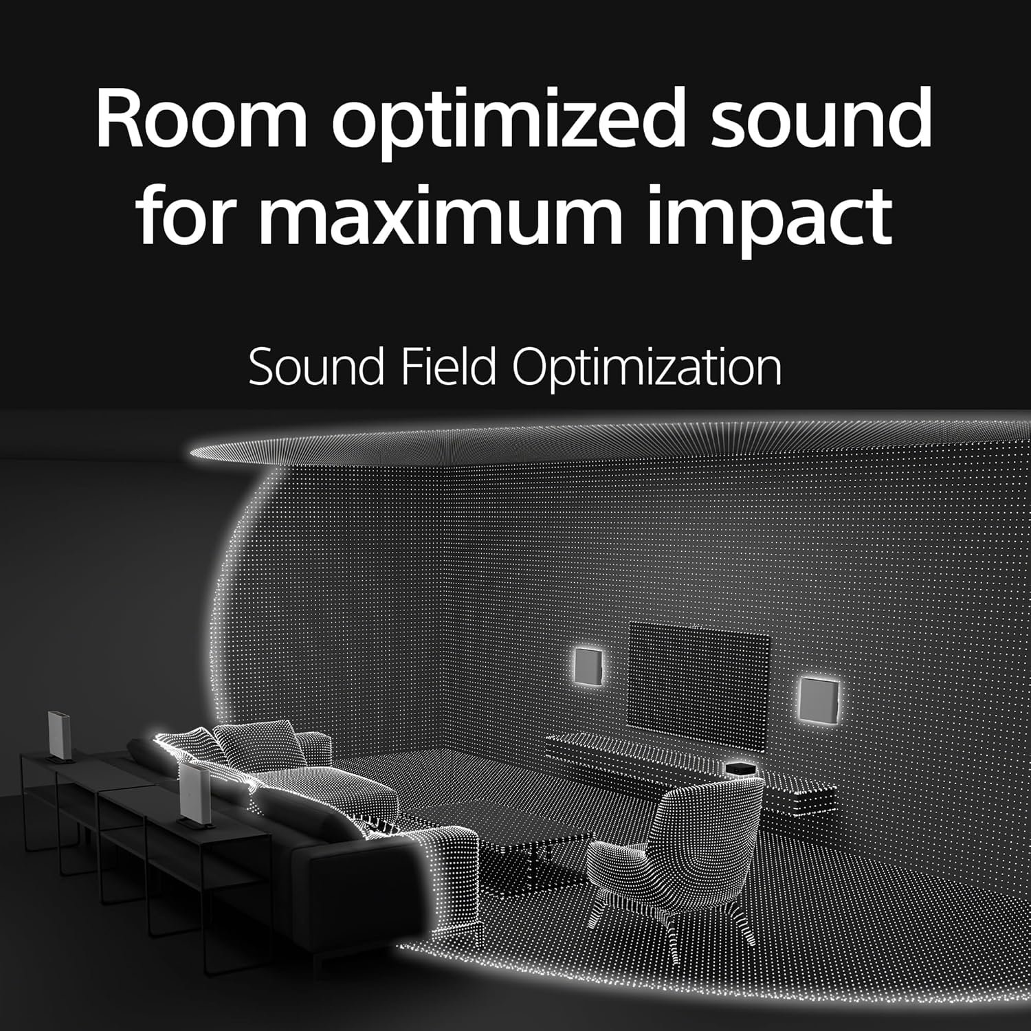 Sony BRAVIA Theater Quad 16-Speaker Home Theater Audio System with 4 Wireless Speakers, 360 Spatial Sound Mapping, Dolby Atmos/DTS:X Support, Room Calibration (HT-A9M2) - Image 5