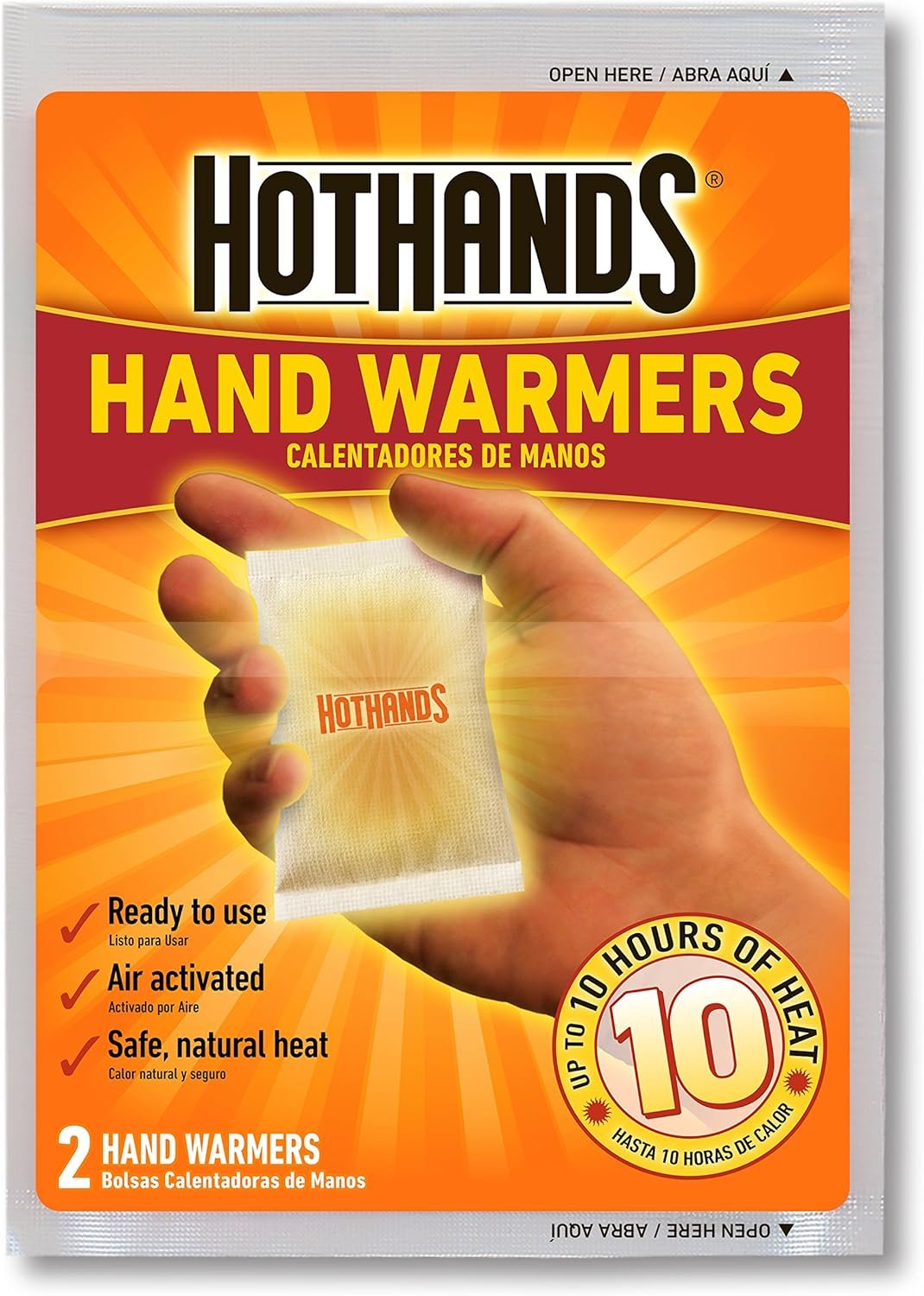 HotHands Hand Warmers - Long Lasting Safe Natural Odorless Air Activated Warmers - Up to 10 Hours of Heat - Image 2