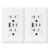 ELEGRP USB Outlets, 20 Amp Wall Outlet with 3 USB Ports, Dual USB C Ports Outlets, TR Tamper-Resistant USB Outlets Receptacles, Wall Plate Included, UL/CUL Listed, 2 Pack, White