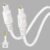 Slim White Optical Audio Cable 15 feet, Digital Toslink Fiber Optic Audio Cord, Optical Sound Cable for Sound Bar/TV/PS4/Xbox/Home Theater