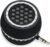 Leadsound Portable Speaker, Crystal 3W 27mm 8Ω Mini Wireless Speaker with 3.5mm Aux Audio Jack Plug in Clear Bass Micro USB Port Audio Dock for Smart Phone, for Pad, Computer (Black)