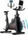 Yesoul Black Exercise Bike for Home, Low Noise Indoor Cycling Bike for Home Gym Electric Stationary Bike with Tablet Mount & Comfortable Seat Cushion for Women Apartment Workout Bike for Fitness