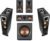 Klipsch Reference R-26FA 5.1 Home Theater Pack, Brushed Black Polymer Veneer