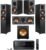 Klipsch Reference 5.2 Home Theater System w/ 7.2 Receiver, w/ 2X R-26FA Floorstanding Speaker, R-25C Center Speaker, R-41M Speaker, 2X R-12SW Subwoofer & Yamaha RX-A2AB 7.2-Channel AV Receiver