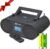 KLIM Boombox B4 CD Player Portable Audio System – New – AM/FM Radio with CD Player MP3 Bluetooth AUX USB – Wired & Wireless Mode Rechargeable Battery – Remote Control Autosleep Digital EQ