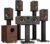 True 5.1.4 Hi-Fi Surround Sound System with Dolby Atmos, 900W Home Theater Sound Bar for Smart TV, Center Channel Speaker with 4 Surrounds, 25Hz Subwoofer, Hi-Fi Grade Crossover, Soundbar eARC, BT 5.4