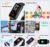 Fitness Trackers,Blood Oxygen Heart Rate Sleep Monitor,1.47‘’ OLED Display,Smart Band 24/7 Health Monitoring,Calorie Pedometer Steps Counter Activity watchs/Notifications(Black)