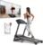 Sunny Health & Fitness Exercise Treadmills Double Deck Sizes and Incline Features with Bluetooth & SunnyFit App