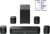 ULTIMEA 7.1ch Dolby Atmos Surround Sound System for TV, with 4 Surround Speakers, Surround Sound System Sound Bar with Subwoofer for Home Theater, App Control, HDMI eARC, Aura A60, 2026 Model