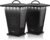 pohopa Bluetooth Speakers Waterproof, 2 Packs True Wireless Stereo Sound 20W Dual Pairing Lantern Indoor Outdoor Speakers with 20 Piece LED Lights, Rich Bass, Pinao Black