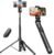 Sensyne 72″ Extendable Tripod for iPhone & Selfie Stick with Detachable Phone Holder & Wireless Remote, Compatible with All Cell Phones, Black