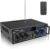 Amplifier Home Audio Stereo Receivers with Bluetooth 5.0,Receicer for Speakers Max 800W, 2.0 Channel Stereo Amplifier System for Home Speakers, Karaoke,Garage,Home Amp/USB/SD/RCA/MIC in
