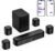 ULTIMEA 7.1ch Sound Bar with Dolby Atmos, Surround Sound System for TV with 4 Surround Speakers, Sound Bar for Smart TV with App Control, Soundbar with Subwoofer for Home Theater, HDMI eARC, Aura A60
