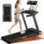 16% Treadmills for Home, 3-in-1 Foldable Treadmill with Incline, Portable Treadmill with Handle, 3.0HP Quiet Walking Pad Treadmill, 12 Automatic Modes, Three Screen