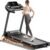 RENESTAR Treadmills for Home, Treadmill with 0-15% Auto Incline, 3HP Folding Treadmills for Running Walking with 300LBS Weight Capacity, Incline Treadmill Equipped with Bluetooth & Pulse Monitor