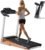 Cardirun Folding Treadmill with Incline, 3.5 HP Quiet Treadmills for Home with 400 lbs Weight Capacity, Incline Treadmill with Pulse Sensor and Bluetooth Speaker, LED Screen, App, Space-Saving Design