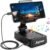Gifts for Men Women, Phone Stand with Bluetooth Speaker and Charging Function 360° Rotable Angle Adjustable Cell Phone Holder with HD Stereo Sound Fits All Phones,Tablet (Black)