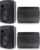 Herdio 6.5 inch 800W Outdoor Bluetooth Speakers Waterproof Wall Mounted Sound System with Multifunctional Amplifier, Powerful Bass & Stereo Sound, Easy to Install, for Patio Deck Porch (2 Pairs Black)