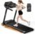 Foldable Treadmill for Home with Incline – Extra Large Dual LED Screen, 8.5MPH Max Speed, Bluetooth Speaker, 280LBS Capacity, 3HP Home Office Treadmills for Running Jogging Walking