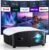 GooDee AI Smart Mini Projector with WiFi and Bluetooth – FHD 4K Support, Compatible with Netflix/YouTube, Auto Focus & Keystone, Dolby Audio Movie Projector for Outdoor Movie Night & Bedroom Theater