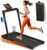 Treadmill with Speaker, 6-in-1 7.5MPH Foldable Treadmill for Home with App Compatible, Walking Pad with 10% Incline, LED Display, 3.0HP Brushless Drive, 350 LB Weight Capacity, 12 HIIT Programs