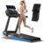 18% Incline Treadmills for Home Small, 3.0HP Foldable Walking Pad Treadmill with 3 LED Displays, Portable Treadmill Up to 400LBS Capacity, 7.5MHP