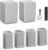 AWOL VISION ThunderBeat 4.2.2 All-Wireless Home Theater Sound System, Surround Sound System with Dual 120W Subwoofers and Upward Firing Speakers, Dolby Atmos DTS Support