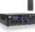 Joengoep BT-398A Stereo Audio Amplifier, Receiver for Speakers Max 900W, 2.0 Channel Stereo Receiver with FM Radio, USB/SD/AUX Optical & Coaxial Inputs,Amplifier Home Audio for Passive Speakers