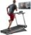 Sunny Health & Fitness Fully Assembled OneClick-Fold 20″ Smart Treadmill with Auto Incline & SunnyFit App